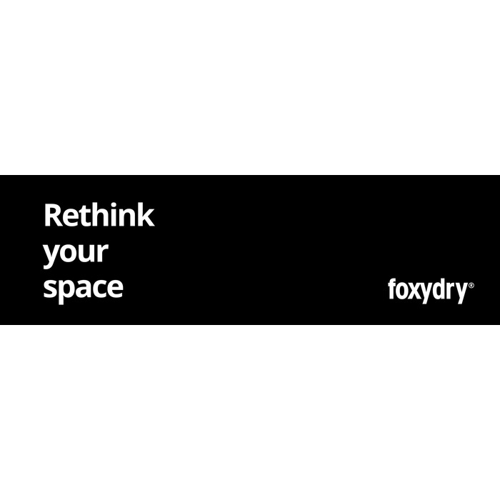 Складана балконна сушарка Foxydry з нержавіючої сталі, 118 см