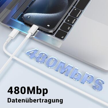 Зарядний пристрій USB-C 100W 6-портів: Швидка зарядка для iPhone 17/16/15/14/13 Pro Max, iPad Pro, Samsung Galaxy S25/S24 (3x USB-C + 3x USB-A, білий)