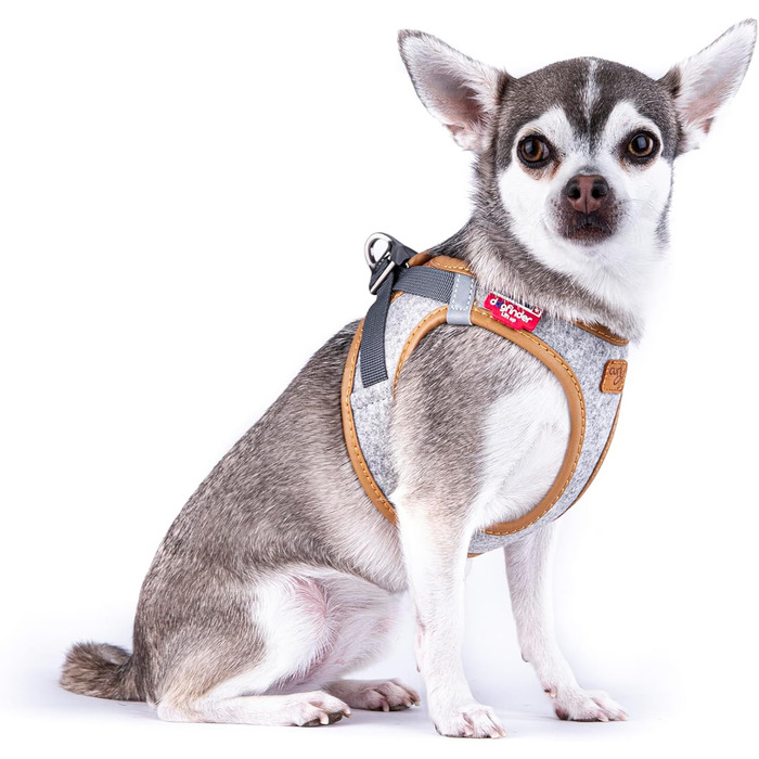 Шлейка для собак Alpine Curli Clasp Vest Harness Light Gray S