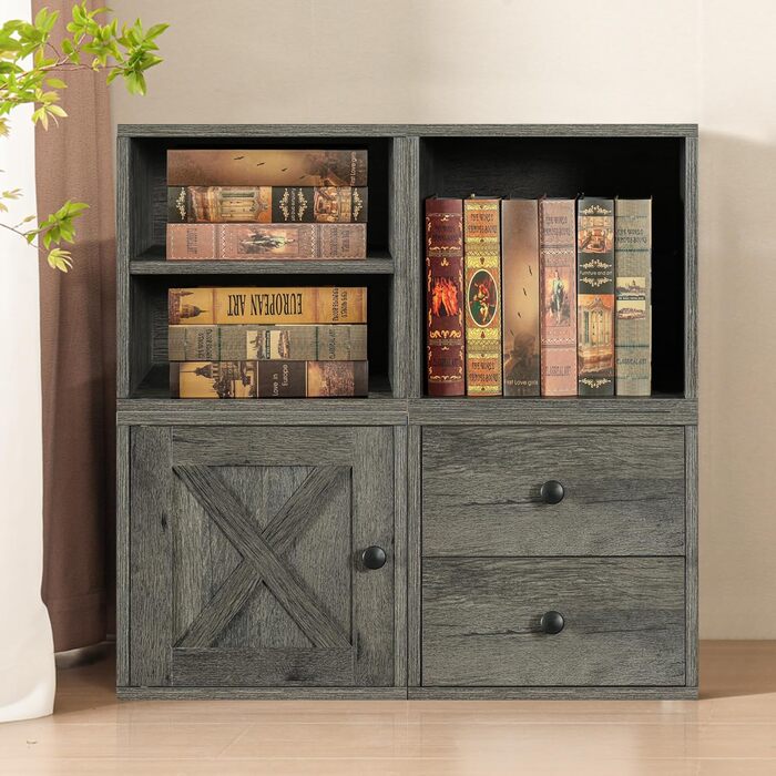 Magic DIY Cube Storage Organizer, Stackable Cubes for Home, Books, Clothes, Toys, Modular Storage System, Closet Organizer, Bookshelf, Wardrobe