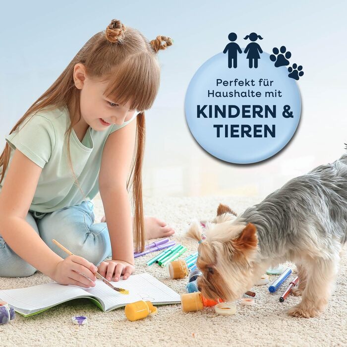 CLEANmaxx Професійний мийний пилосос для килимів та м'яких меблів Pro Power 600W | 3-в-1: миття, чистка килимів та м'яких меблів, видалення локальних забруднень | Для килимів, авто, диванів, м'яких меблів. Колір: блакитний