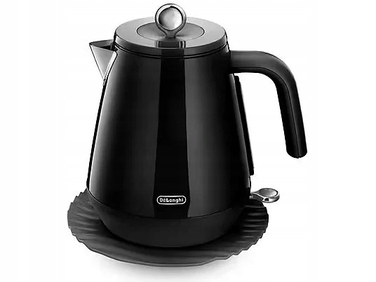 Електричний чайник De'Longhi KBY2001 BK, 2200 Вт, 1,7 л, чорний