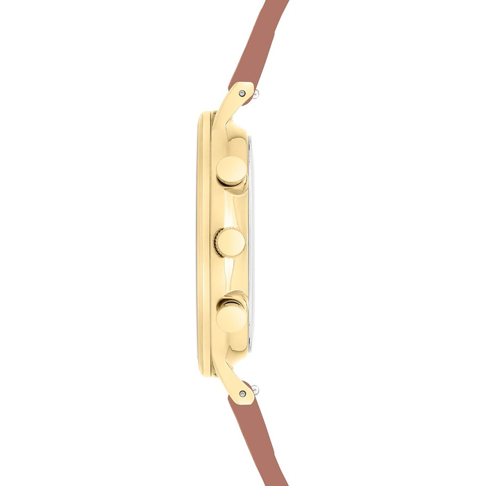 Жіночий годинник Liebeskind Berlin – круглий багатофункціональний годинник 38 мм – корпус із нержавіючої сталі або шкіряний ремінець – водостійкий 5ATM. Елегантний дизайн (колір: коричневий)