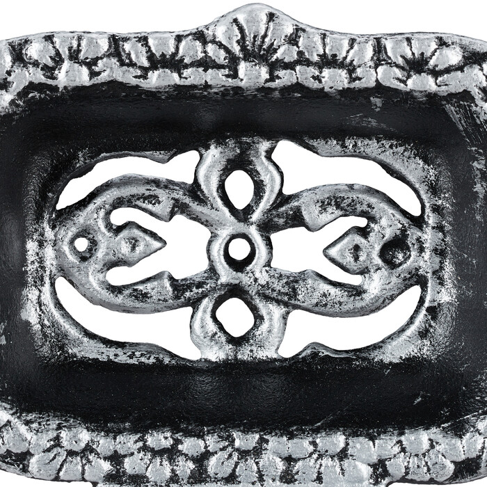 Relaxdays Soap Dish, Cast Iron