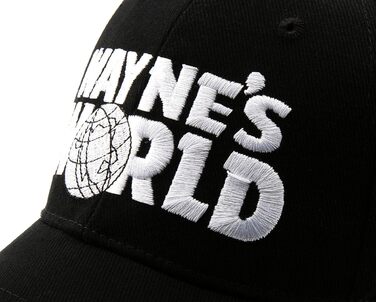 Кепка бейсболка Wayne's World унісекс, з вишитим логотипом, кепка-косплей, для спорту та відпочинку