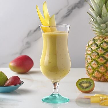 Набір склянок для коктейлів Krosno Glasmark: 6 шт, 420 мл, різнокольорові