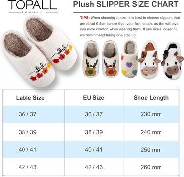 Теплі жіночі домашні тапочки TOPALL з пухом, зимові, м'які, антиковзаючі для жінок/чоловіків/унісекс (Mapleleaf, 40/41 EU)