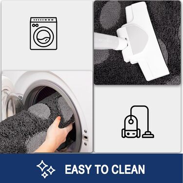 Килимок для підлоги 50 x 80 см, водонепроникний, антиковзний, для собак, вхід, вологі лапи, колір антрацит