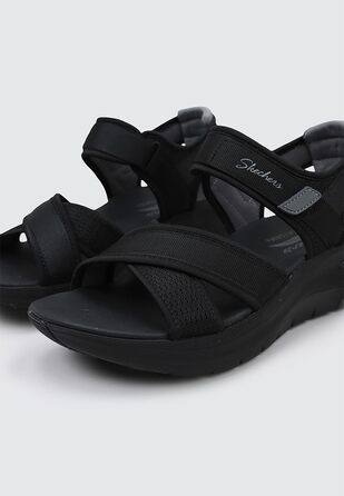 Сандалі жіночі Skechers Arch Fit 2.0 Feelin' Bright чорні, розмір 41 EU