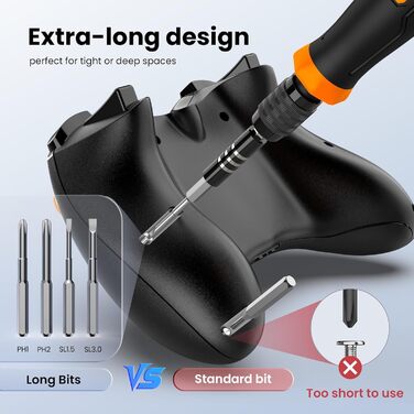 Набір викруток JOREST 155 в 1: міні-набір для ремонту Macbook, Laptop, PC, RC, PS5, Switch, Xbox, iPhone, годинників та окулярів