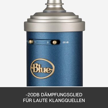 Bluebird SL: Конденсаторний мікрофон Blue XLR для запису та стрімінгу, сірий + стійка