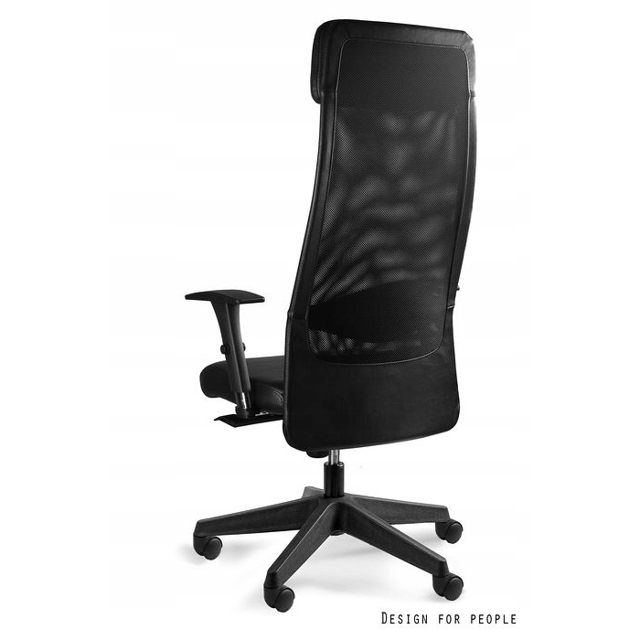 Крісло керівника Ares Soft, чорне