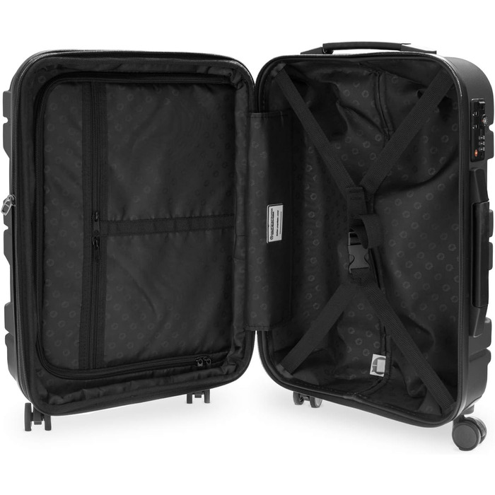 Чемодан туристичний Hauberk Köffer X-Kölln (S, L) Graphite, комплект, з TSA замком