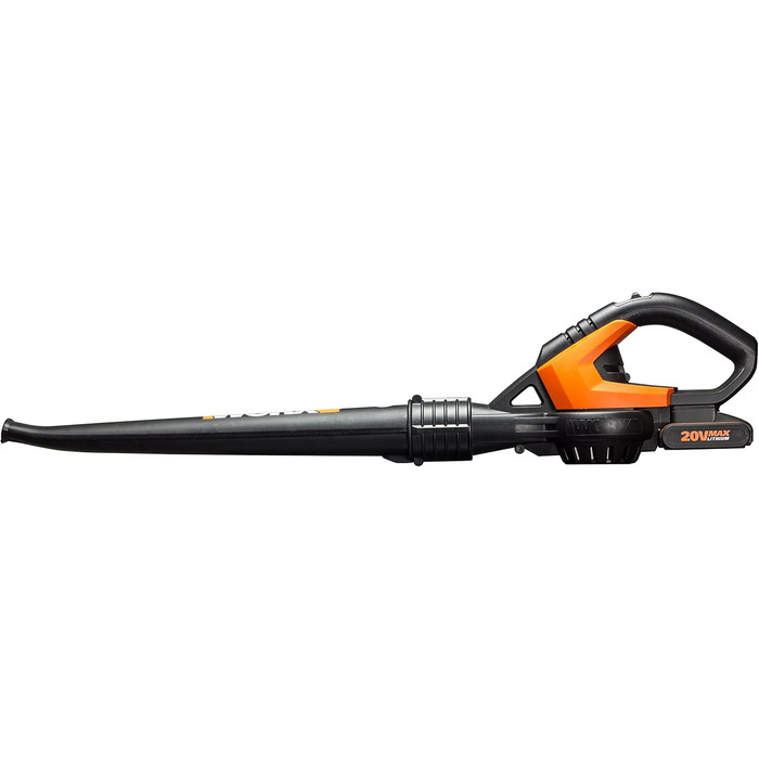 Акумуляторний повітродув WORX WG549E.5 20В з акумулятором 2000мАг та зарядним пристроєм