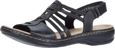 Сандалі жіночі Clarks Leisa Janna, шкіра, чорні (44 EU)