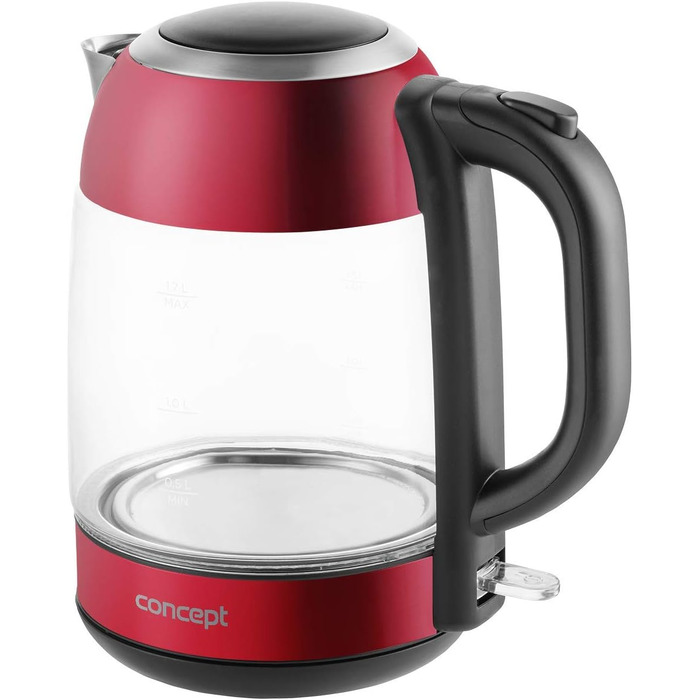 Скляний чайник CONCEPT з фільтром, 1,7 л