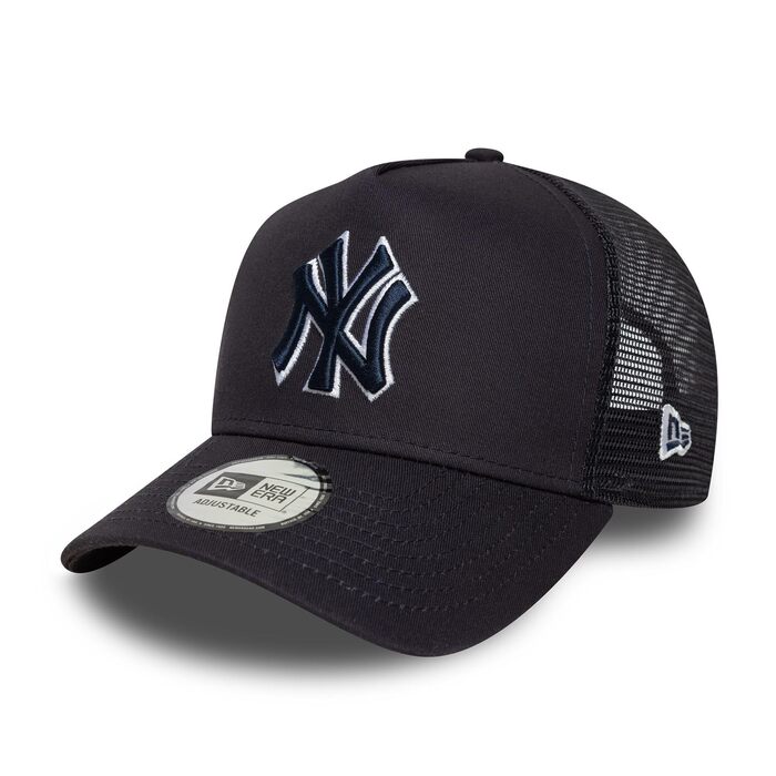 Кепка бейсболка New Era A-Frame Trucker з регульованим розміром, сітка, літо, New York Yankees (38326)