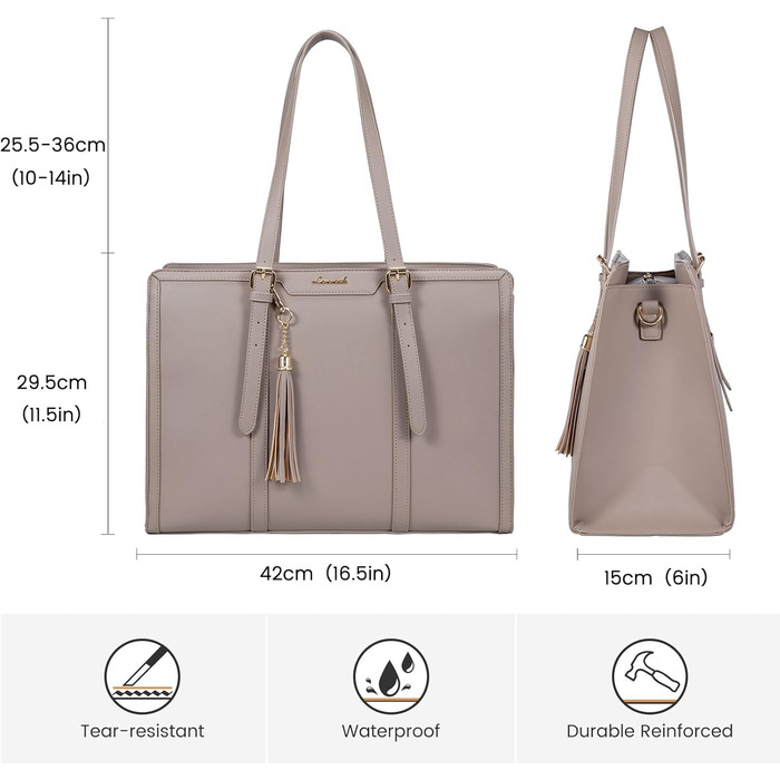 Сумка жіноча LOVEVOOK для ноутбука 15.6