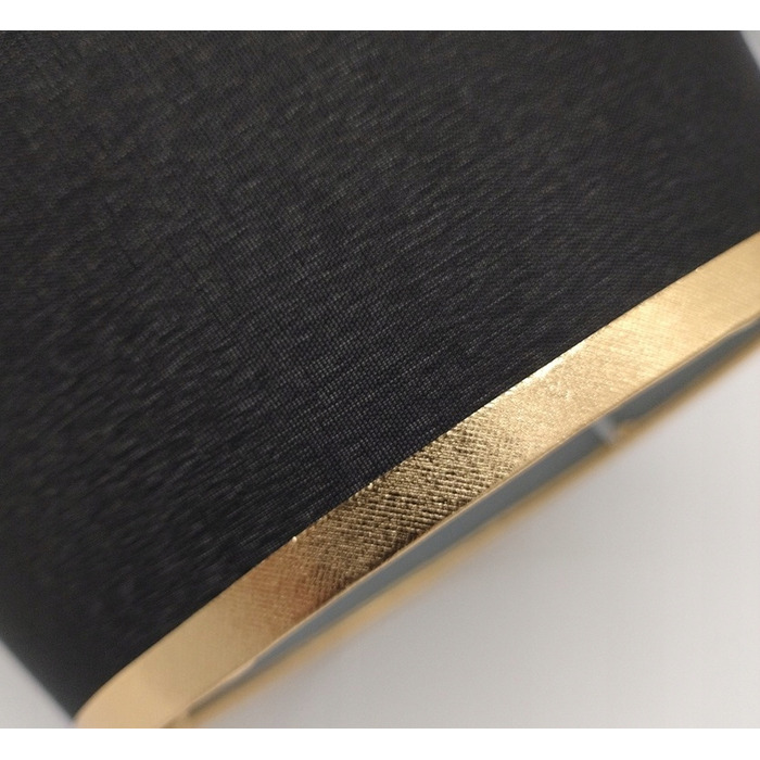 Сенсорна настільна нічна лампа з абажуром, LED, золотиста