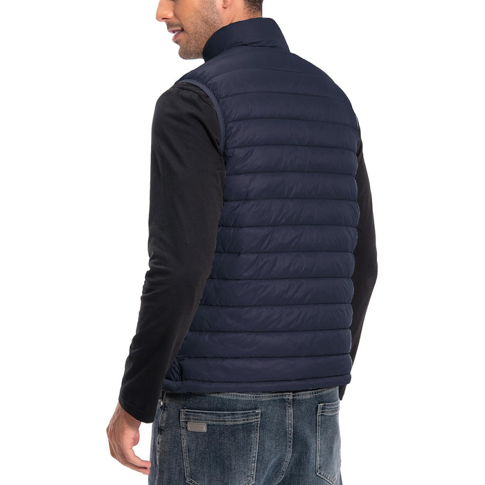 Чоловіча легка степкова жилетка Pioneer Camp – водонепроникна, компактна, з підкладкою – для активного відпочинку, повсякденного носіння, роботи, спорту та подорожей. Navy, L