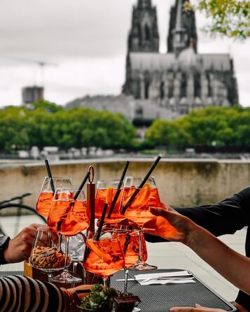 Стійка для коктейлів SpritzUpYourLife - Aperol для 8 келихів, рожеве золото