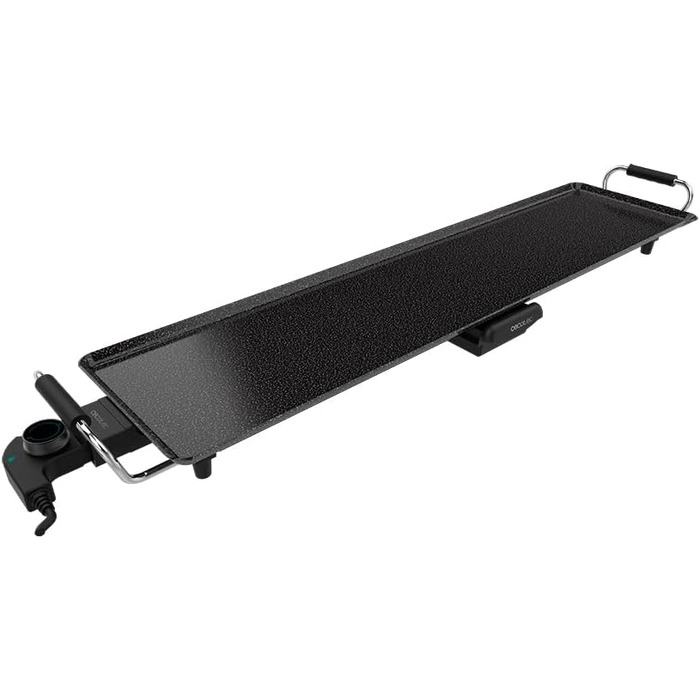 Cecotec Tasty Grill 2000 Electric Grill Plate - Stainless Steel, Adjustable Temperature, Non-Stick Surface - 2600W