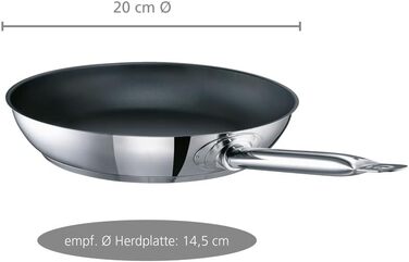 Industar Diamas Pro Stainless Steel Fry Pan - 28cm (10.2 inch) - Winner of Stiftung Warentest 1/2021
