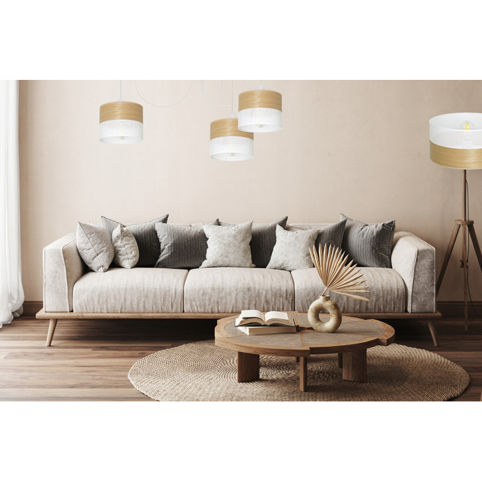 Настільна нічна лампа з ажурним абажуром 