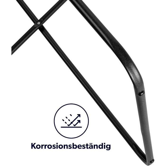 КADAX Сушарка для білизни з 18 метрами сушильної поверхні, розкладний сушильний верстат, для квартири, балкону та саду, з антиковзними ніжками, економія місця, виготовлено в ЄС (Антрацит)