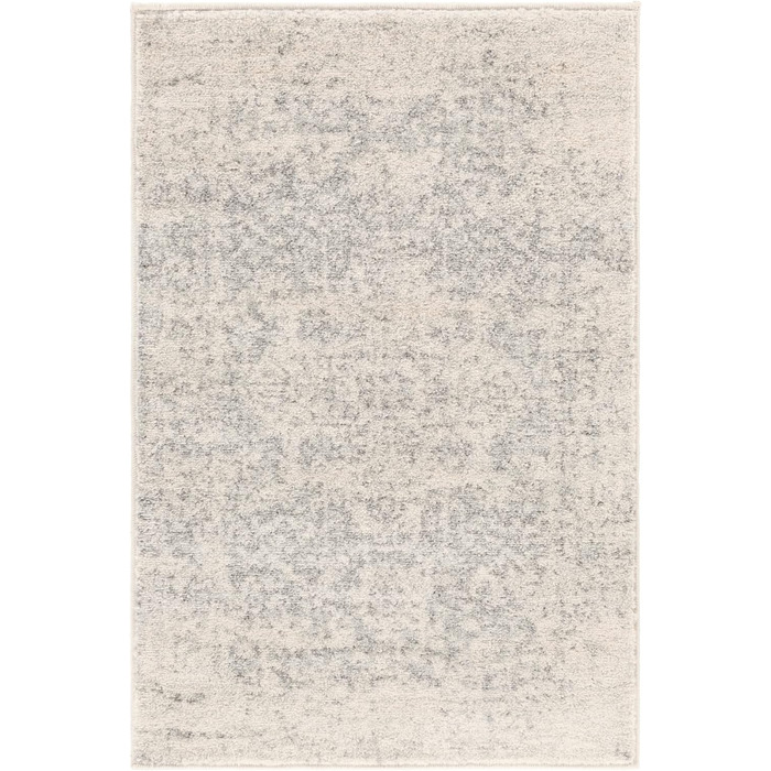 Surya Syracuse Vintage Rug Large - Oriental Rug Living Room 200x274 cm, Dining Room, Bedroom - Boho Rug, Short Pile Rug for Easy Care - Pattern Rug in Gray and Beige Gray and Beige 200 x 280 cm