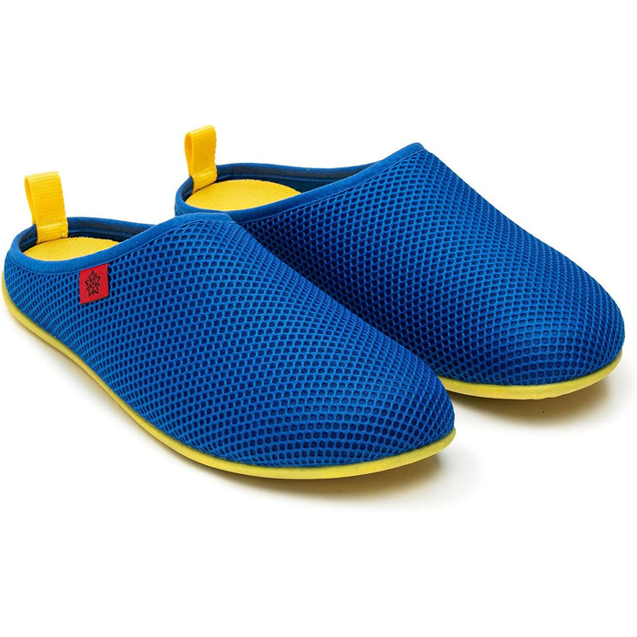 Літні халапи Андрес Мачадо - унісекс, дихаюча сітка, знімне устілка - DYNAMIC SOMMER, 37-50 EU, темно-синій, жовтий