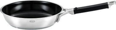 RÖSLE Silence Pro Nonstick Fry Pan - 24cm - Stainless Steel 18/10 - Heat Resistant up to 260°C