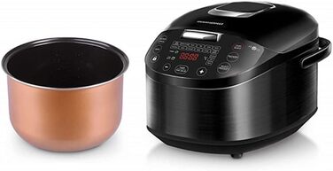 Мультиварка Redmond SkyCooker RMC-M800S 5л з керуванням зі смартфона, чорна