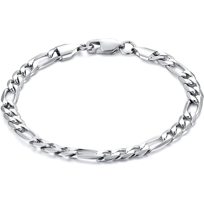 Браслет чоловічий Cassieca з нержавіючої сталі, ланцюжок 