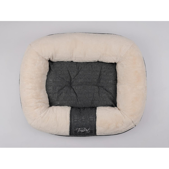 LunaLounge Snuggle Bed for Dogs and Cats in 3 Sizes and Colors (L, Beige)