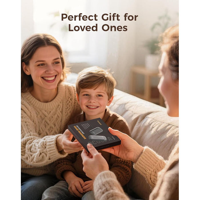 Електричні грілки для рук OCOOPA AI з магнітом, 5000mAh, 2 шт., акумуляторні, ультратонкі, подарунок для жінок, зимові