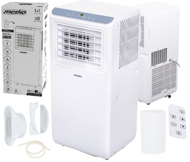 Мобільний кондиціонер-осушувач Mesko 3в1 9000BTU 2600W для приміщень до 25м² з пультом керування