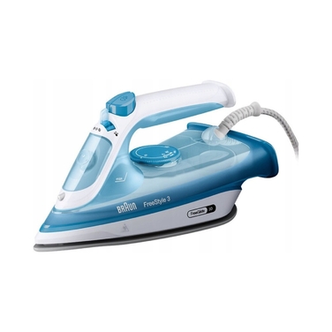 Парова праска Braun FreeStyle 3 FI 3144, 2400 Вт, керамічна підошва, синя