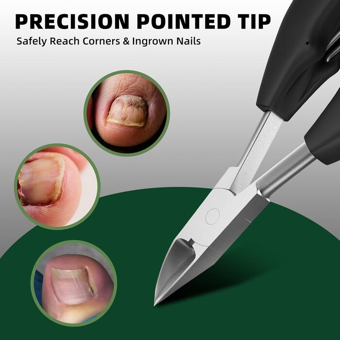 Кусачки для нігтів великого пальця ніг Nagel (Німеччина) 37мм, сталь, для чоловіків та літніх людей