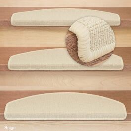 Ступінчасті килимки Rambo 15шт. для сходів, 17 кольорів (-A-Світло-бежевий-)