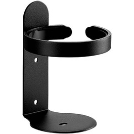 Wall-Mounted Toothbrush Holder - No Drilling Required. Toothbrush Holder, Toothbrush Holder Bracket, Cup Holder - Self-Adhesive, Travel, Aluminum, Bathroom Wall Mount (9.2x7x12.5cm) (Black)