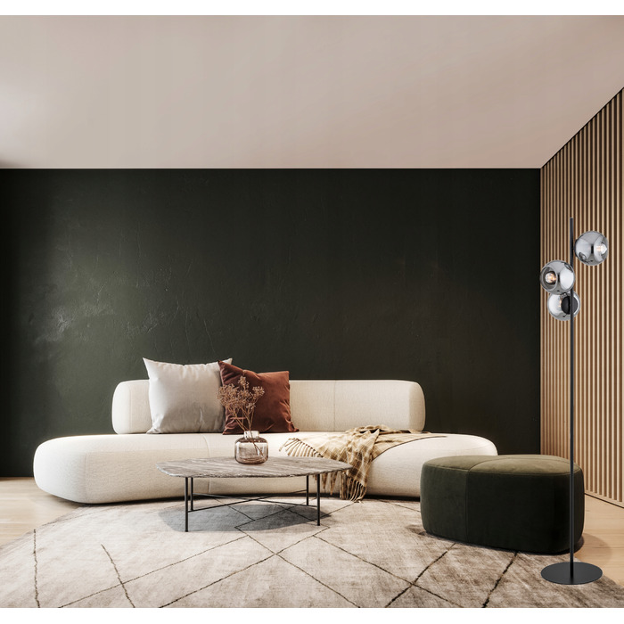 Підлогова лампа Elko-Lighting Dior E27 60 Вт, чорна