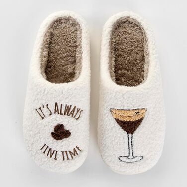 Тапочки домішки жіночі чоловічі м'які плюшеві ретро, теплі, зручні, з антиковзким покриттям, сліпони, білий ведмедик, 40/41 EU