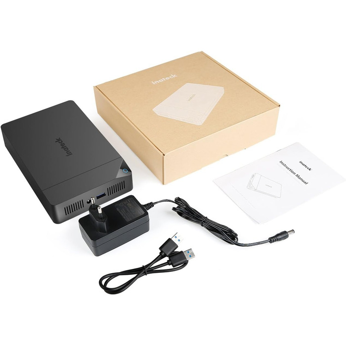 Корпус для жорсткого диска Inateck 3.5 USB 3.0: зовнішній корпус HDD/SSD з підтримкою UASP та живленням 12V/2A (до 20TB)
