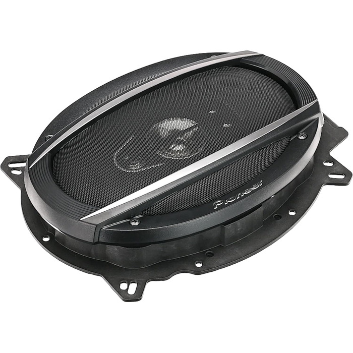 Автомобільна акустика Pioneer TS-A6970F 6x9'', 5-смугові коаксіальні динаміки, комплект з 2-х, потужність 600 Вт, 100 Вт RMS, потужний звук, висока чутливість, монтажна глибина 72 мм, розмір вирізу 153x222 мм, з ґратами