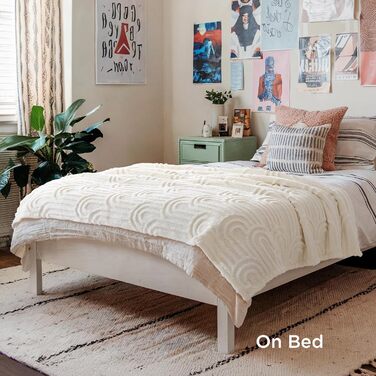 BEDSURE Плед фланелевий, вовняний, плед на диван, плед у шаховому стилі, теплий м'який плед для декору кімнати, плед для дому та відпочинку, світло-коричневий (220 x 240 см)