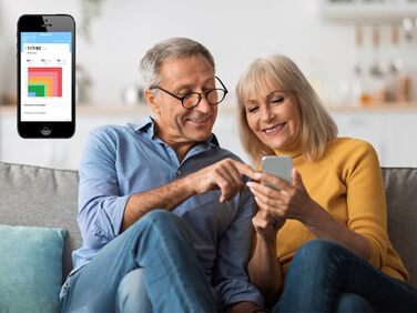 TIGA-MED Armfit Plus: тонометр на плече з Bluetooth, EKG-діагностика, монітор серцевого здоров'я, додаток для iOS та Android