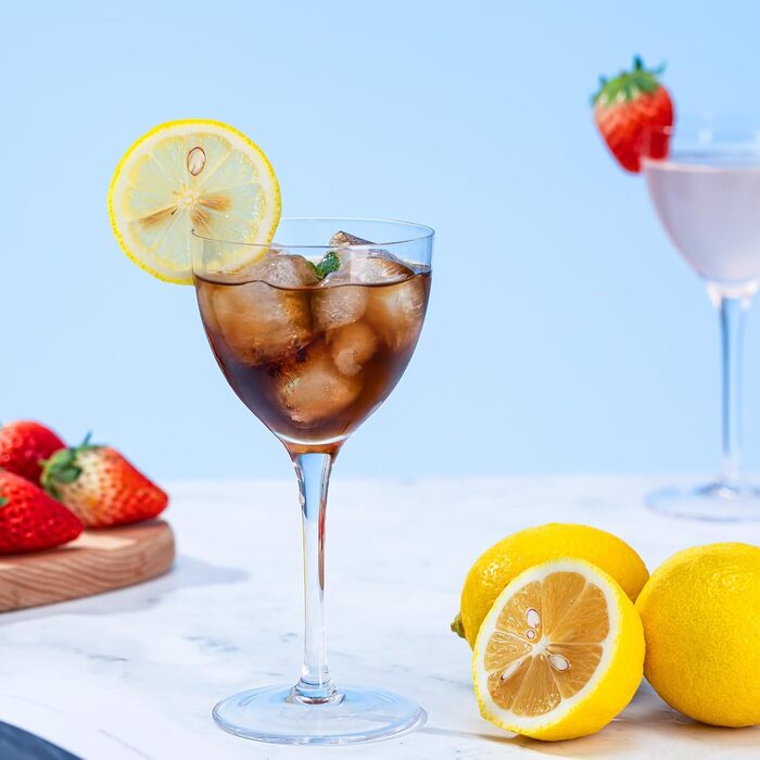 Набір келихів для Мартіні Martini-Gläser 6 шт., 170 мл, кришталь без свинцю, для Мартіні, Манхеттена, Негроні, аперитивів – ефектні келихи для бару в подарунковій упаковці