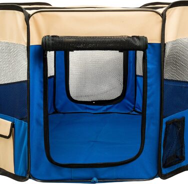 Клітка-манеж для цуценят та дрібних тварин XL, з 8 панелей, розкладний, знімний