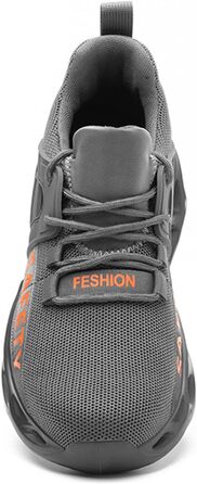 Черевики робочі чоловічі безпекові легкі зі сталевим носком, дихаючі, розміри 39-48 EU, 42 EU, темно-сірий